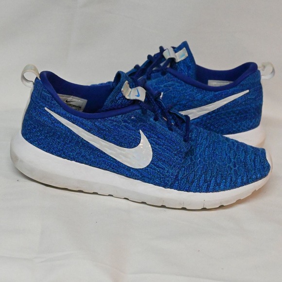 Nike Womens Roshe NM Flyknit RIO QS Blue Team USA Size US‎ 7.5 - Picture 1 of 12